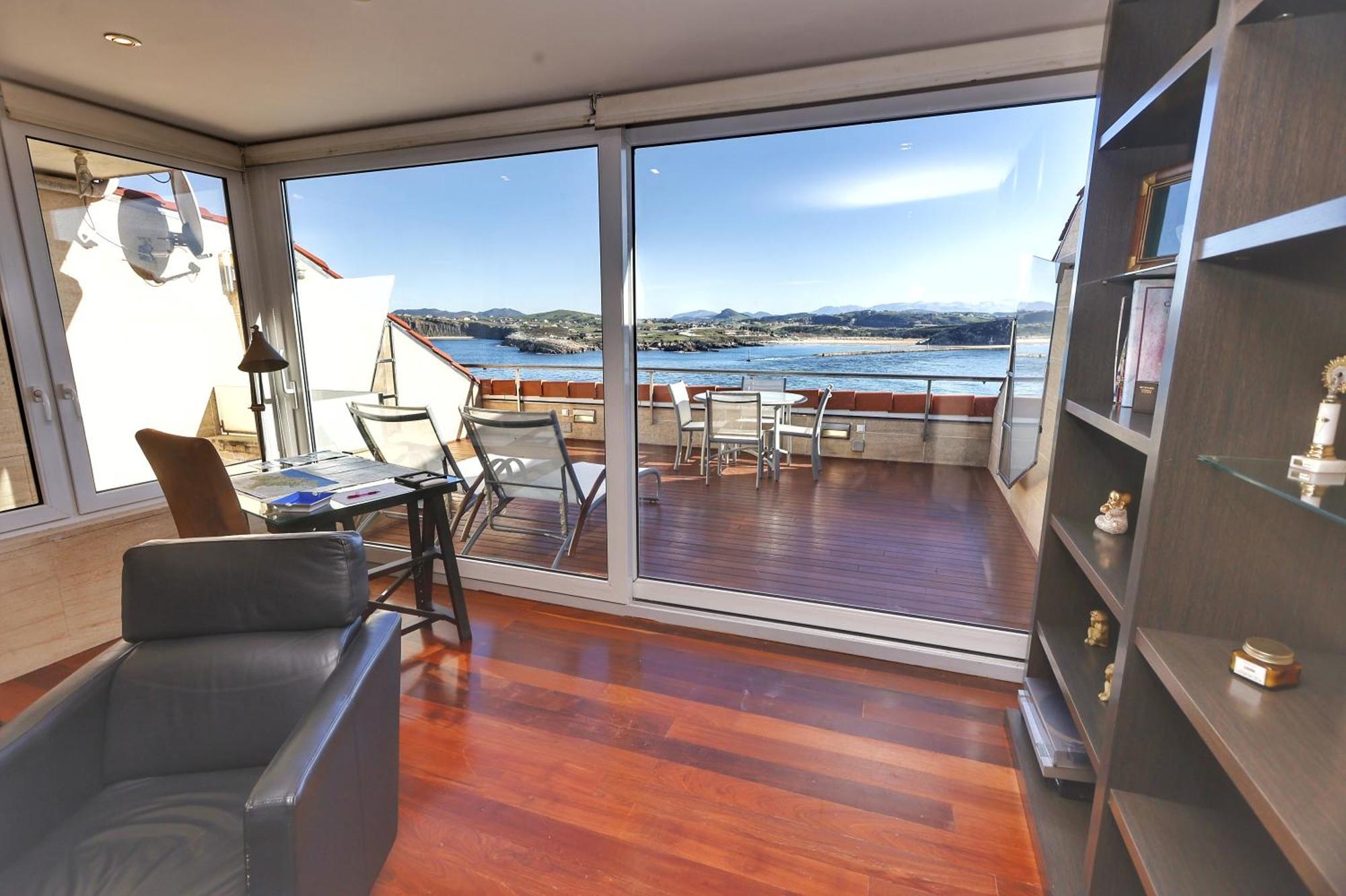 Apartamento Piso sobre mar junto al Faro de Suances Exterior foto